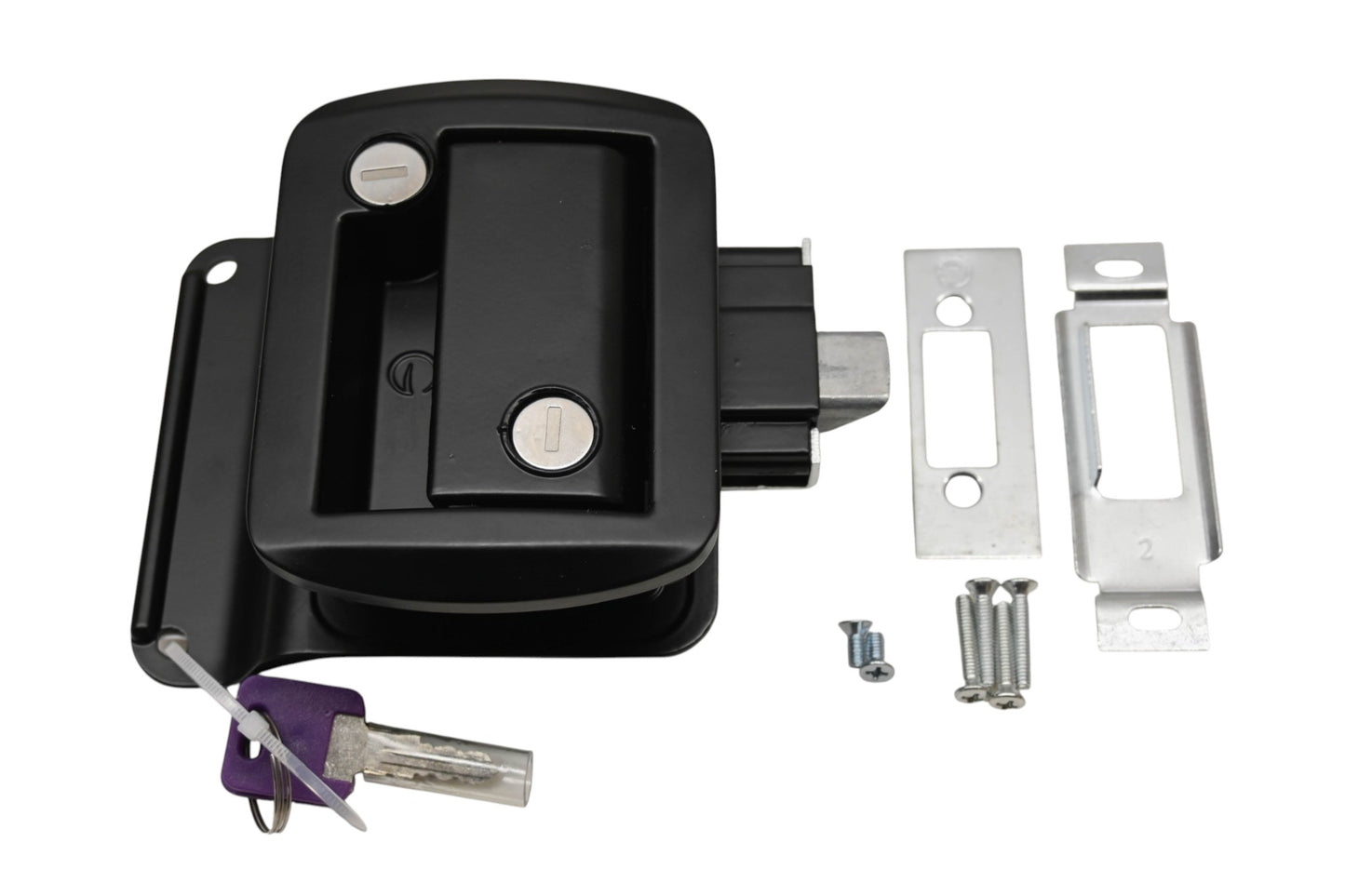 CPG TTL-43610-2006-AL-1PK Black, TTL-43610-2006-AL-1PK Travel Trailer Lock Kit NOS