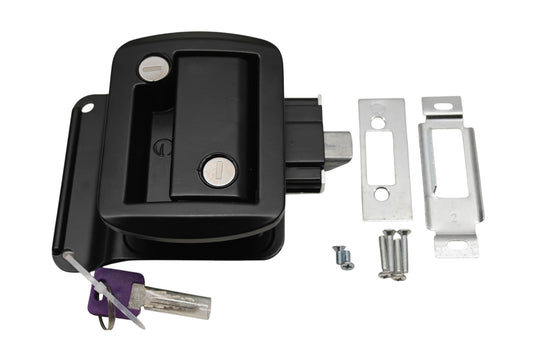 CPG TTL-43610-2006-AL-1PK Black, TTL-43610-2006-AL-1PK Travel Trailer Lock Kit NOS