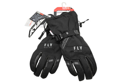 Fly Racing 363-3950M Medium Black Highland Gloves NOS