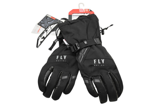 Fly Racing 363-3950M Medium Black Highland Gloves NOS