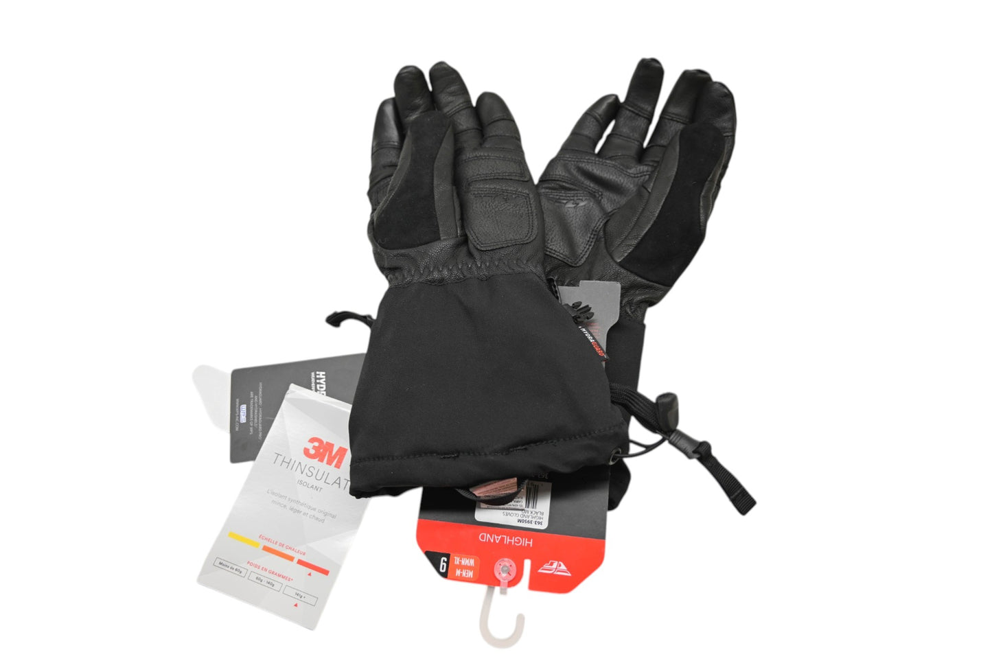 Fly Racing 363-3950M Medium Black Highland Gloves NOS