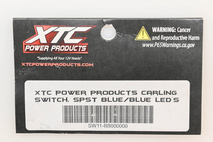 XTC Power Products SW11-BB000000 Blue LED Dash Switch Body NOS