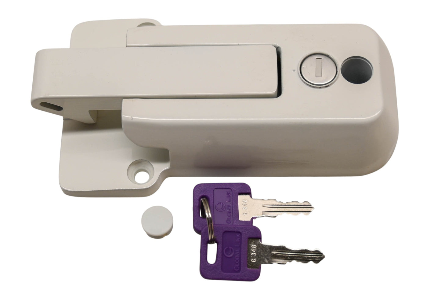 CPG BL-65611-9009-1PK White, BL-65611-9009-1PK Bar Lock Kit NOS