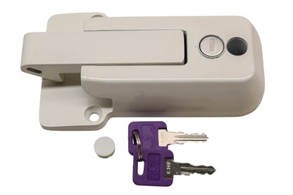 CPG BL-65611-9009-1PK White, BL-65611-9009-1PK Bar Lock Kit NOS