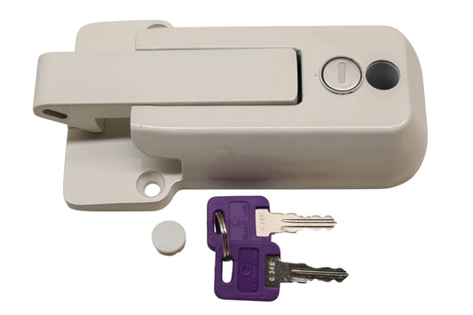 CPG BL-65611-9009-1PK White, BL-65611-9009-1PK Bar Lock Kit NOS