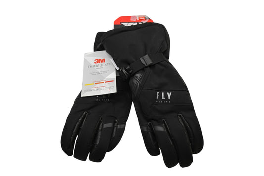 Fly Racing 363-3950X Extra-Large Black Highland Gloves NOS