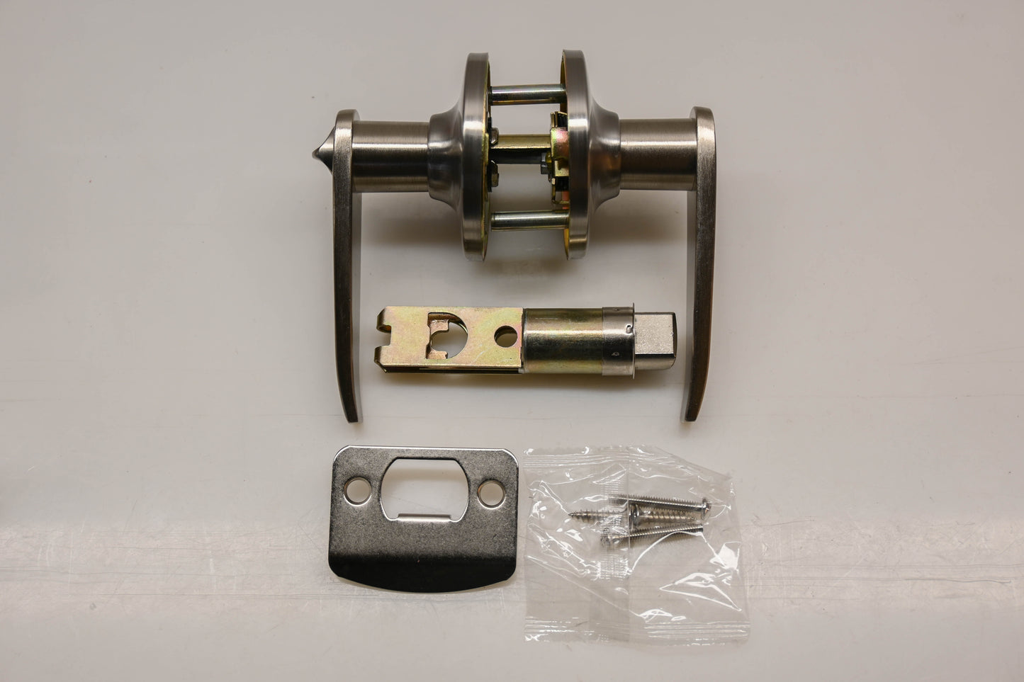 CPG LSL-707PV-BSN Locking Door Lever Kit NOS