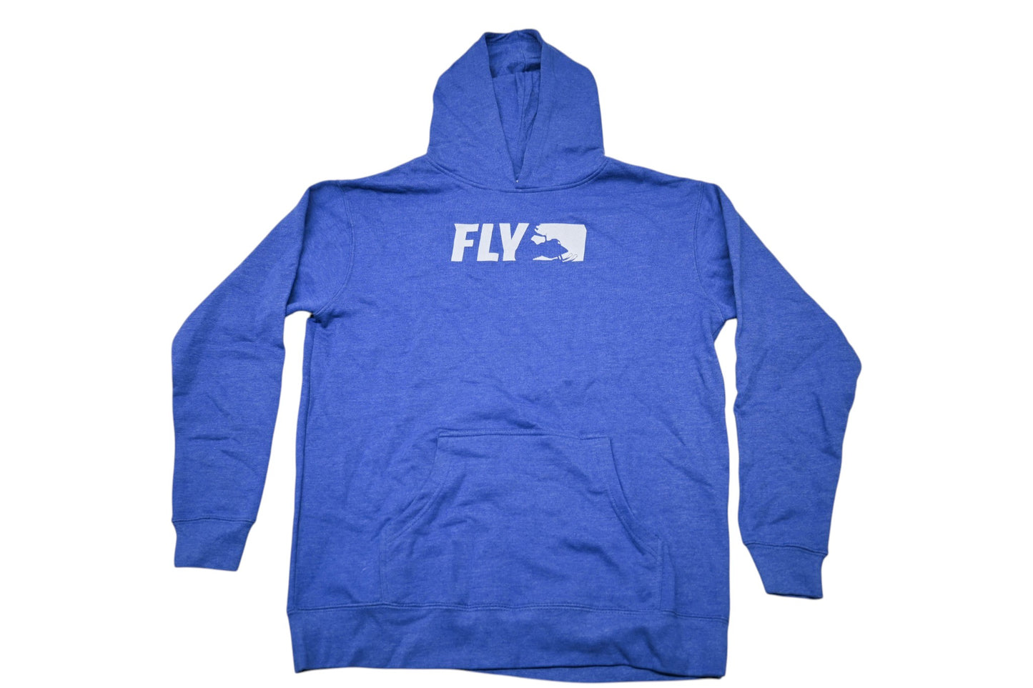 Fly Racing 354-0167YX Extra-Large Blue/Grey Youth Primary Hoodie NOS