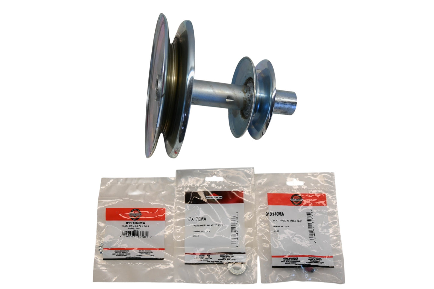 New OEM Briggs & Stratton 092248SEMA, 092248SE Double Pulley Kit NOS