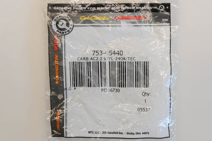 MTD 753-05440 Carburetor Kit NOS