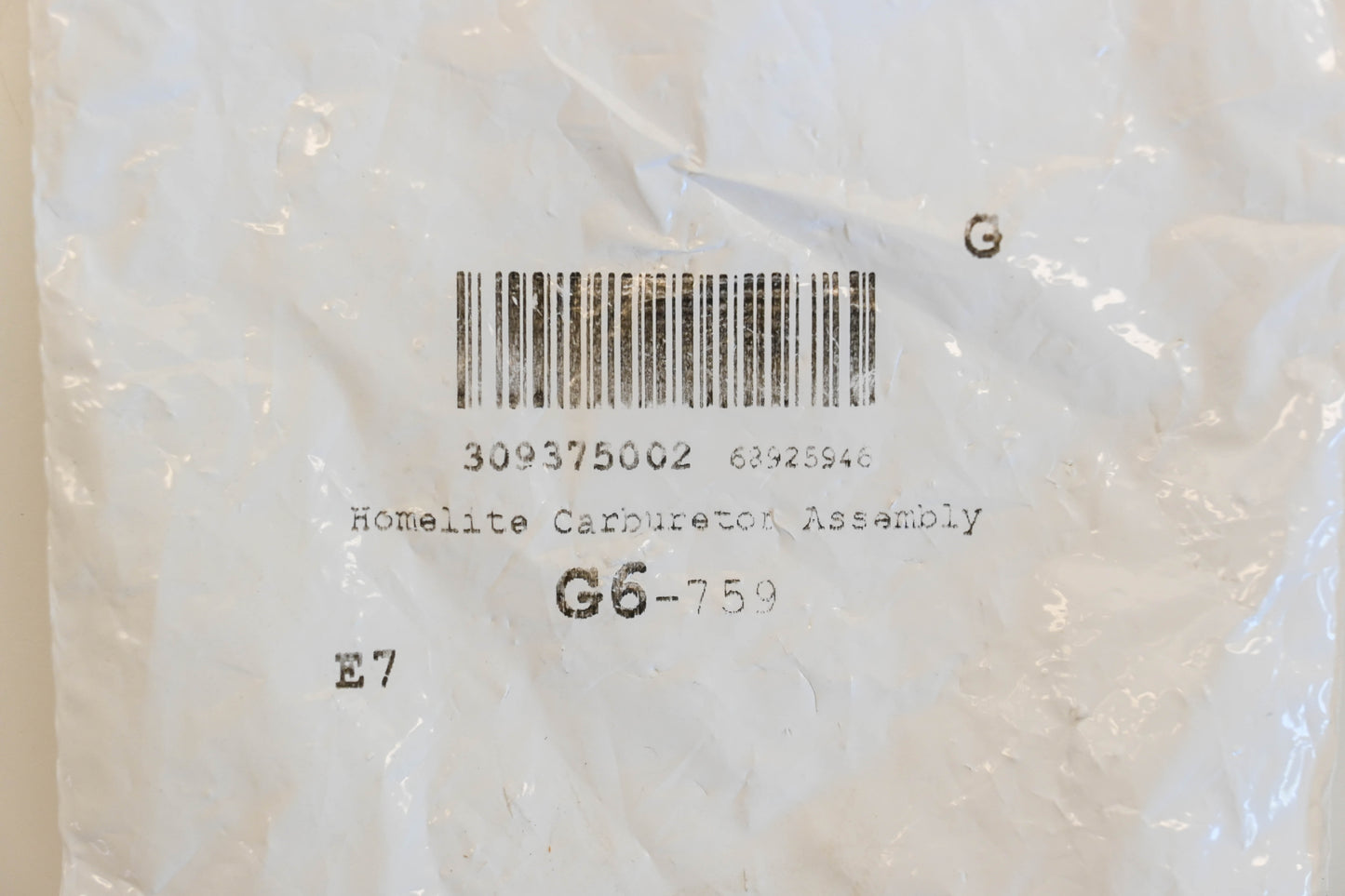 Aftermarket 309375002 Carburetor NOS