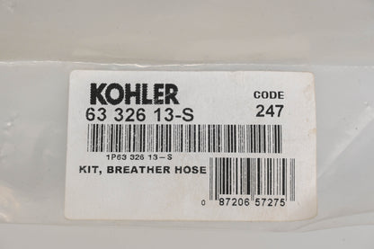 Kohler 63 326 13-S, 6332613S Breather Hose Kit NOS