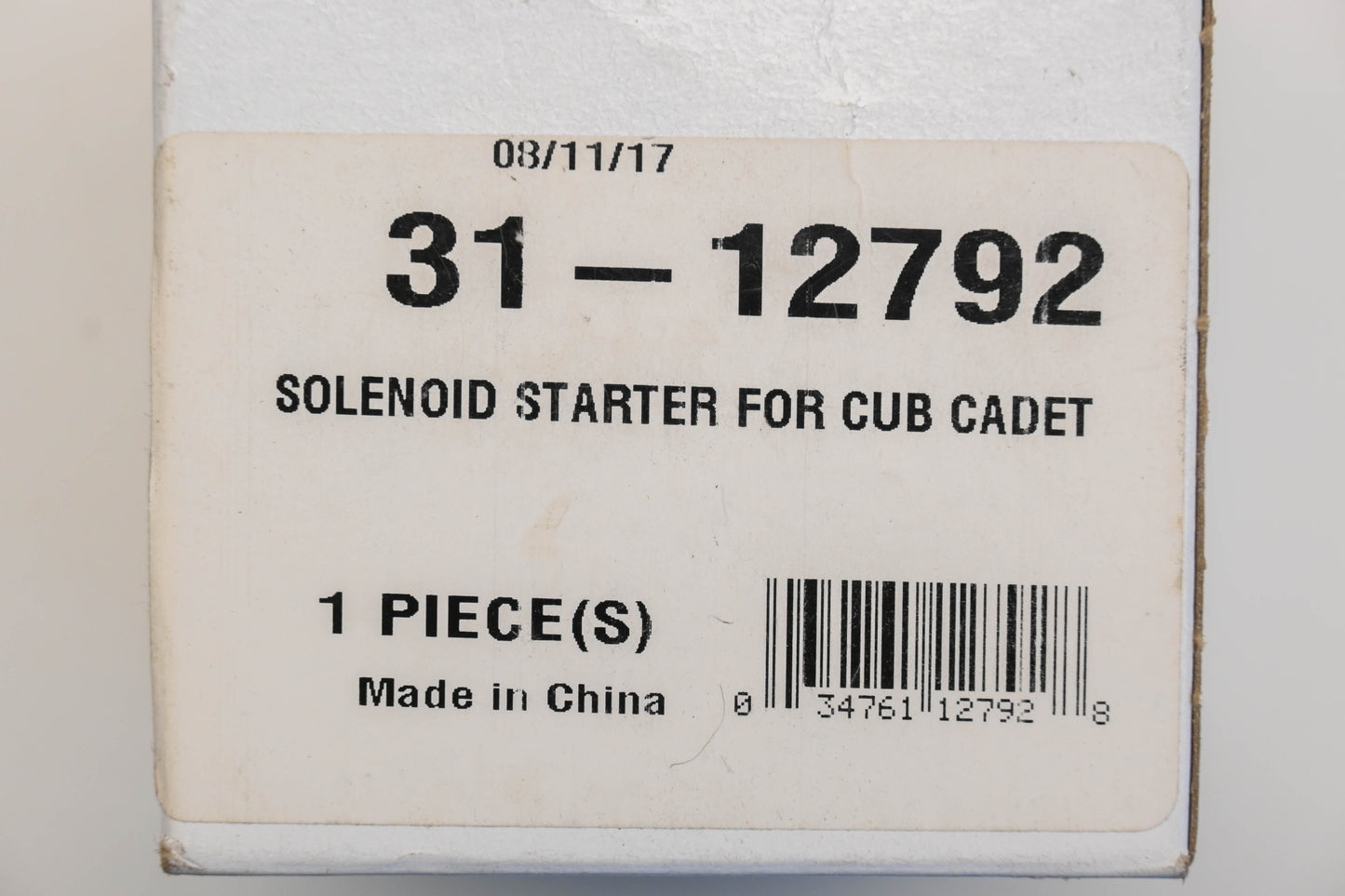 Rotary 31-12792 Starter Solenoid Kit NOS