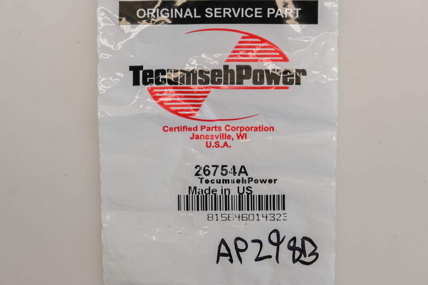 New OEM Tecumseh 26754A Exhaust Gaskets Qty 2 NOS