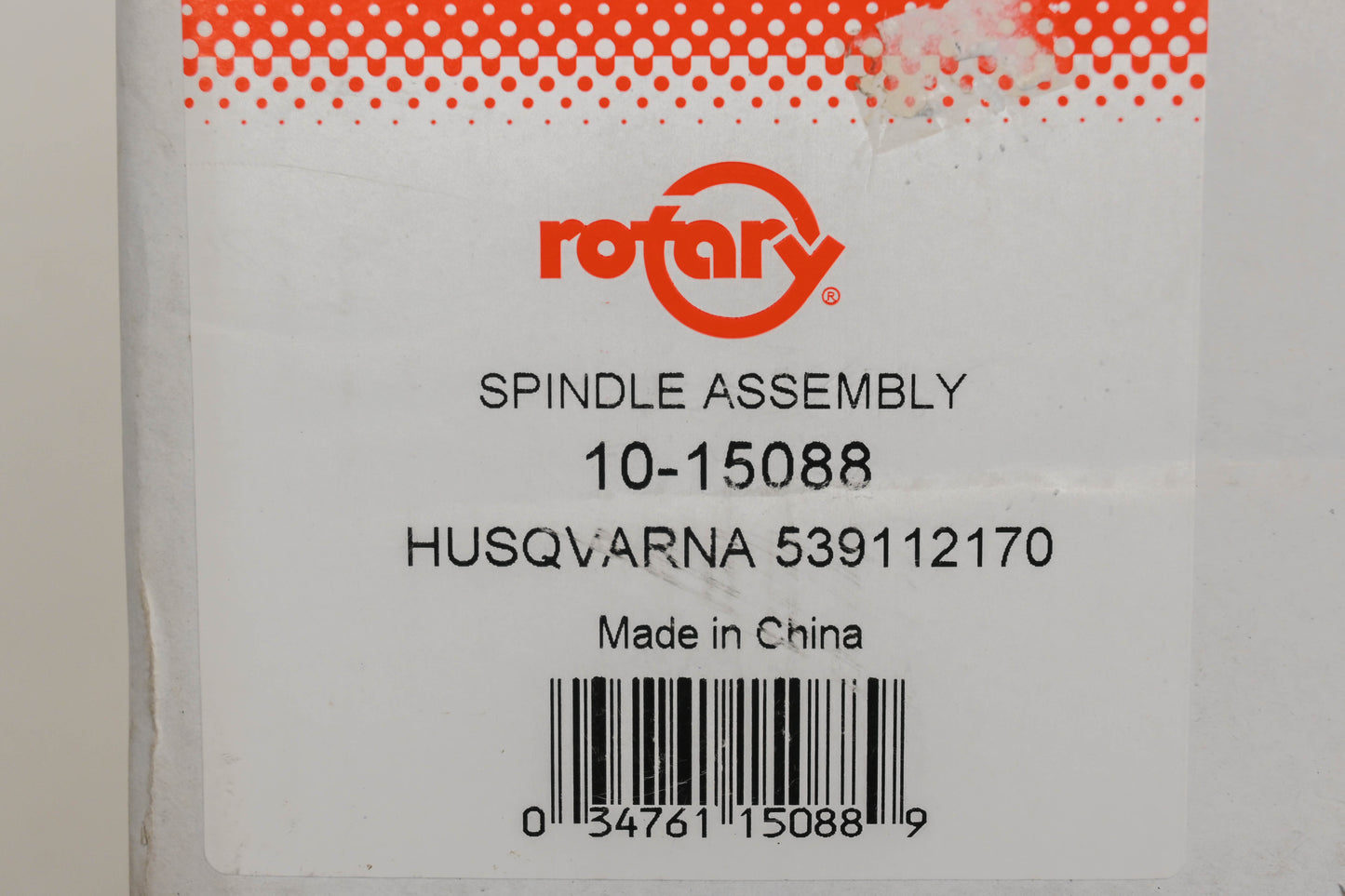 Rotary 10-15088, 539112170 Spindle Assembly NOS