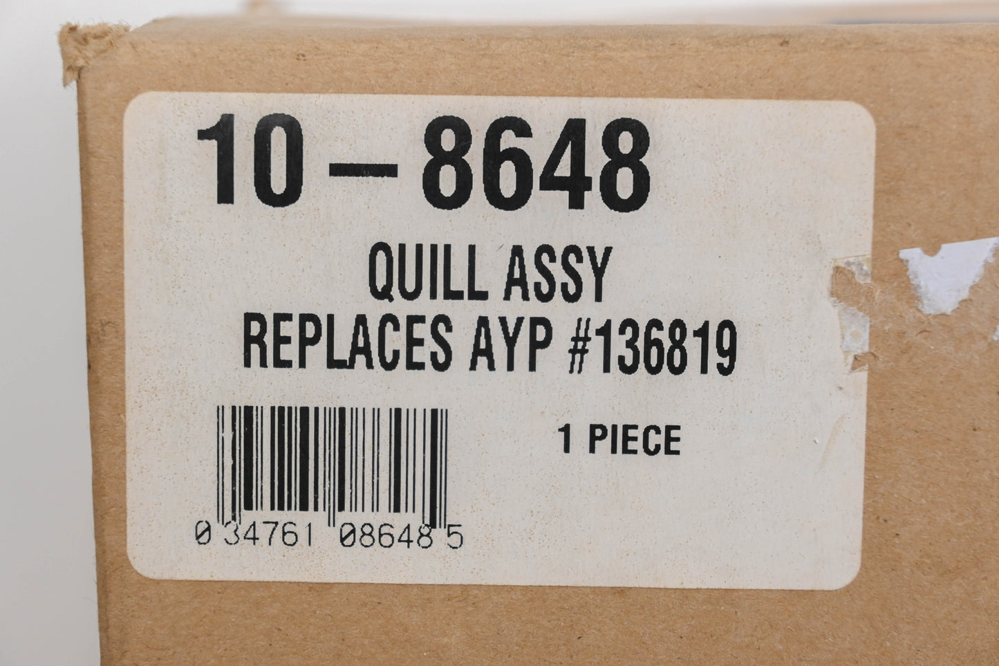 Rotary 10-8648, 136819 Quill Assembly NOS