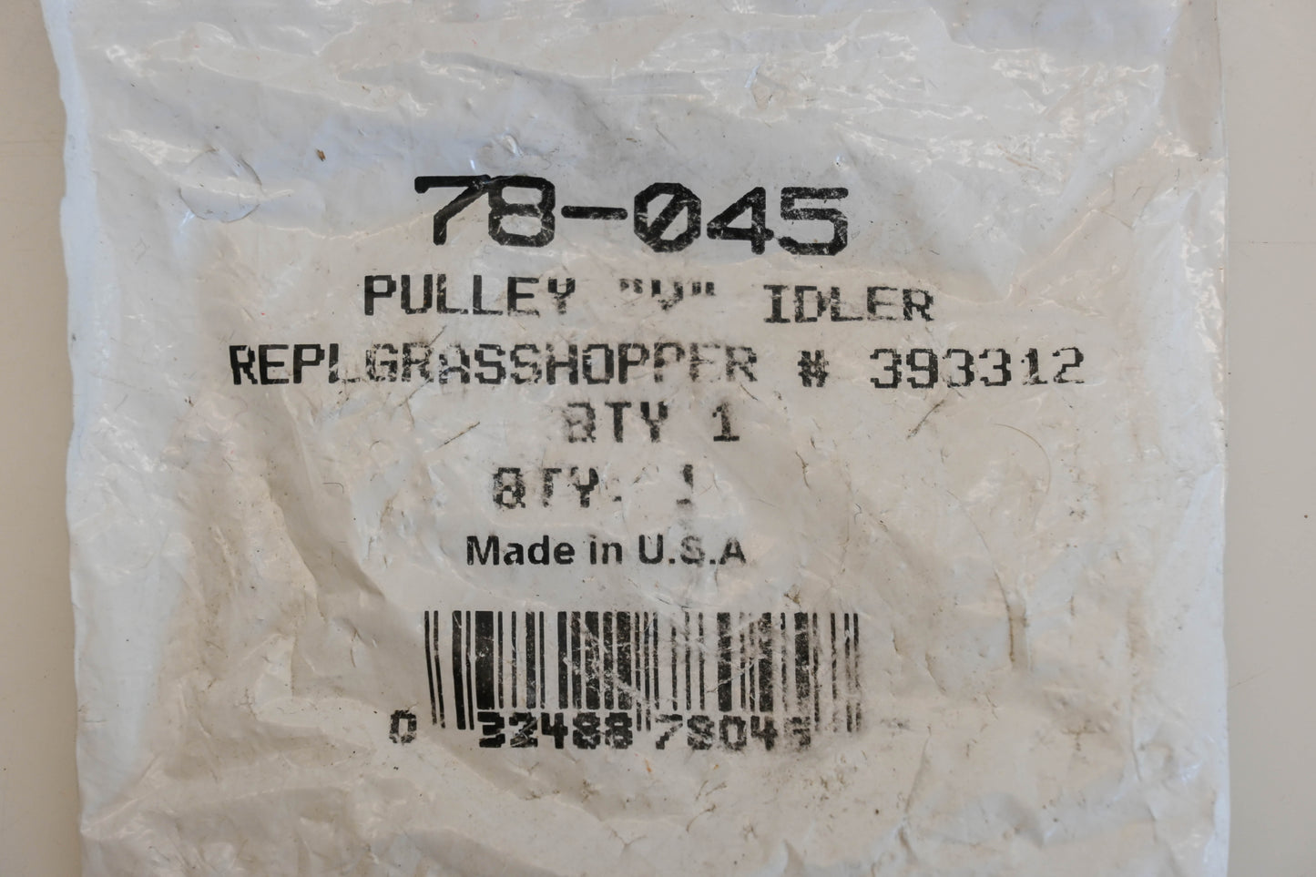Oregon 78-045, 393312 1/2" x 2-1/2" x 3/8" Idler Pulley NOS