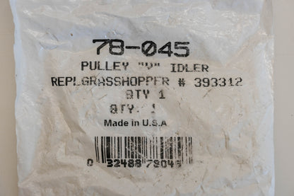 Oregon 78-045, 393312 1/2" x 2-1/2" x 3/8" Idler Pulley NOS