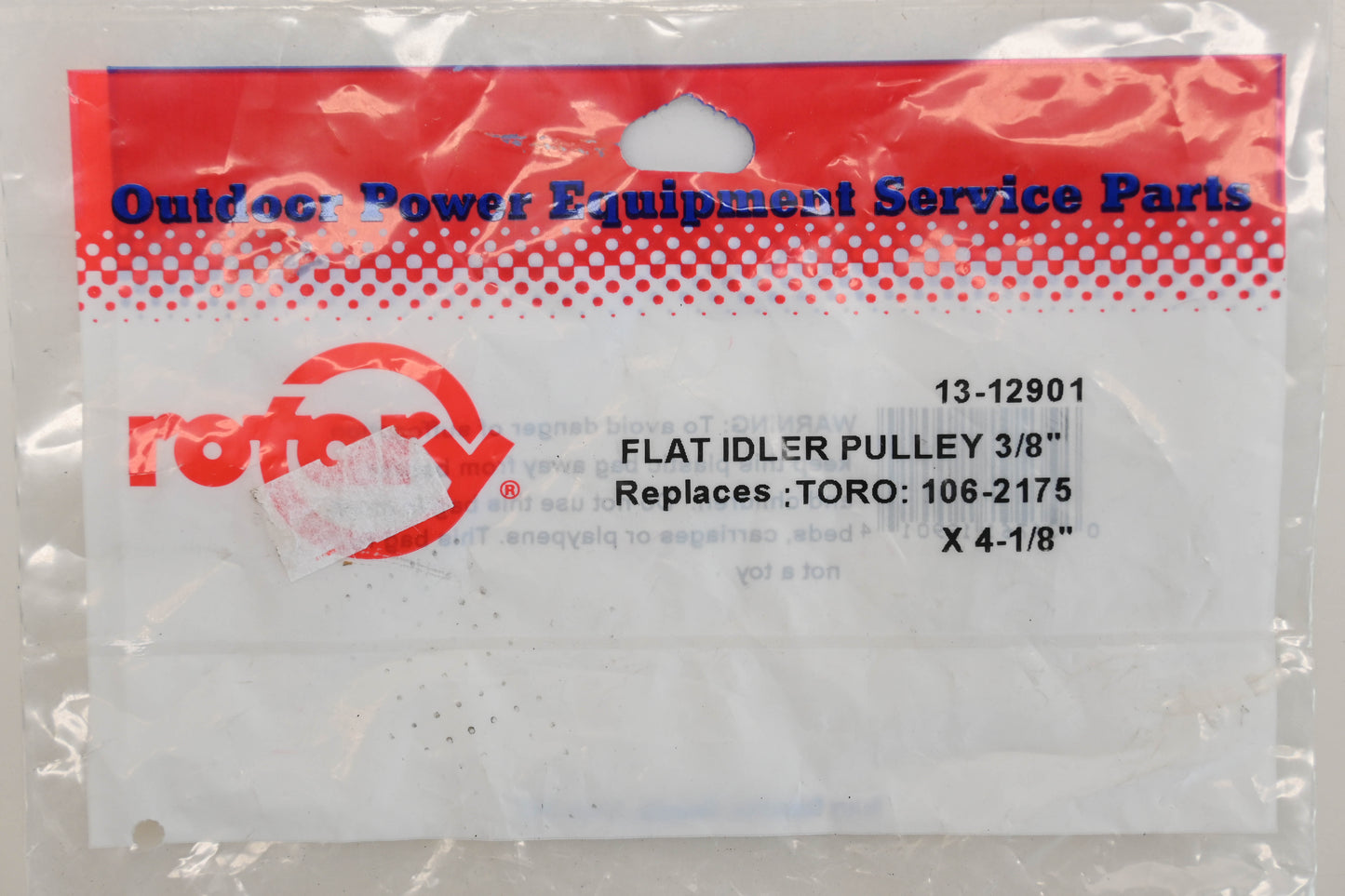 Rotary 13-12901, 132-9420, 106-2175 3/8" x 4-1/8" x 1" Idler Pulley NOS