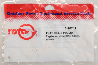 Rotary 13-10741, GY20067, GY22172 11/16" x 3-5/8" x 1" Flat Idler Pulley NOS