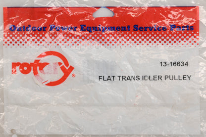 Rotary 13-16634, 5104191 3/8" x 3-1/4" x 3/4" Flat Transmission Idler Pulley NOS