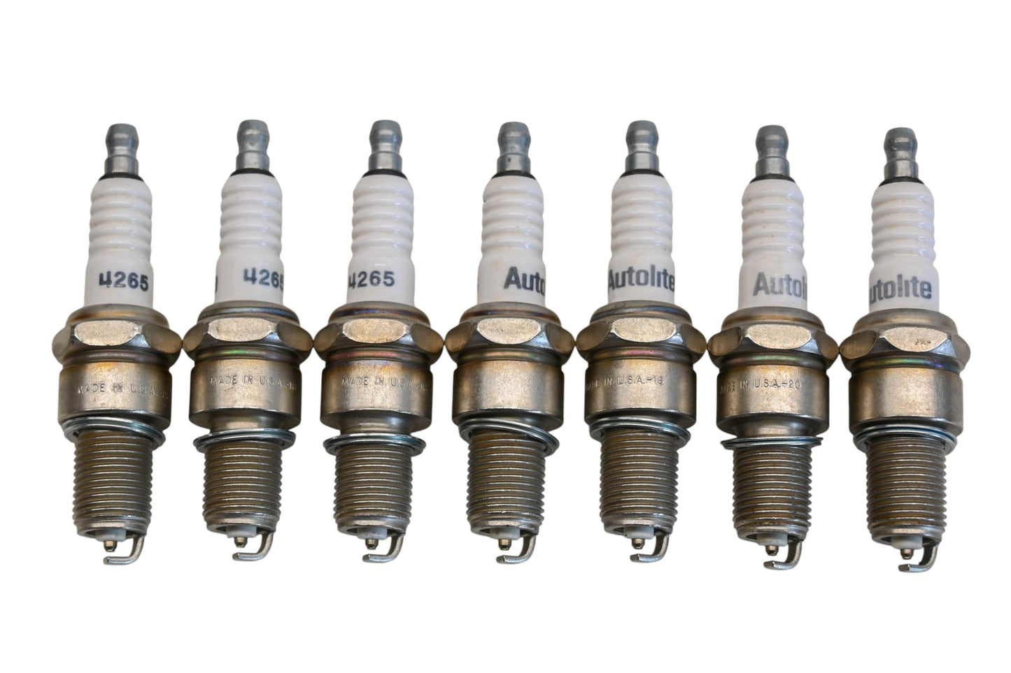 Autolite 4265 Spark Plugs Qty 7 NOS