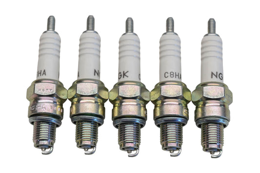 NGK C8HA Spark Plugs Qty 5 NOS