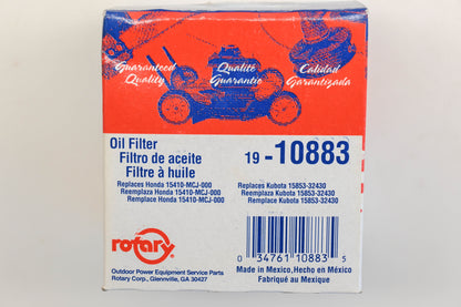 Rotary 19-10883 Oil Filter NOS