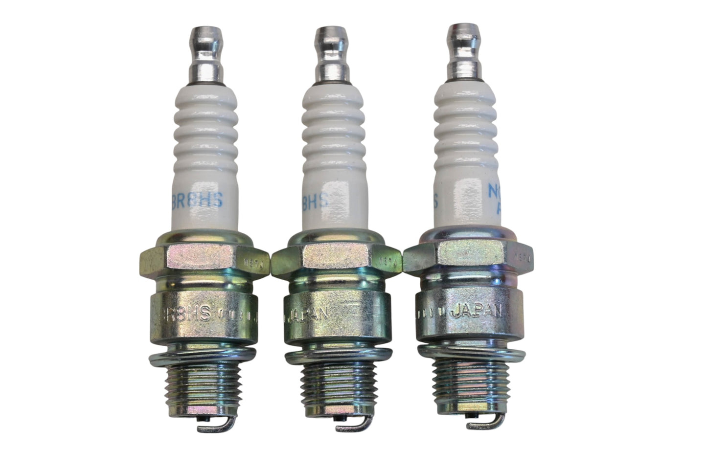 NGK BR8HS Spark Plugs Qty 3 NOS