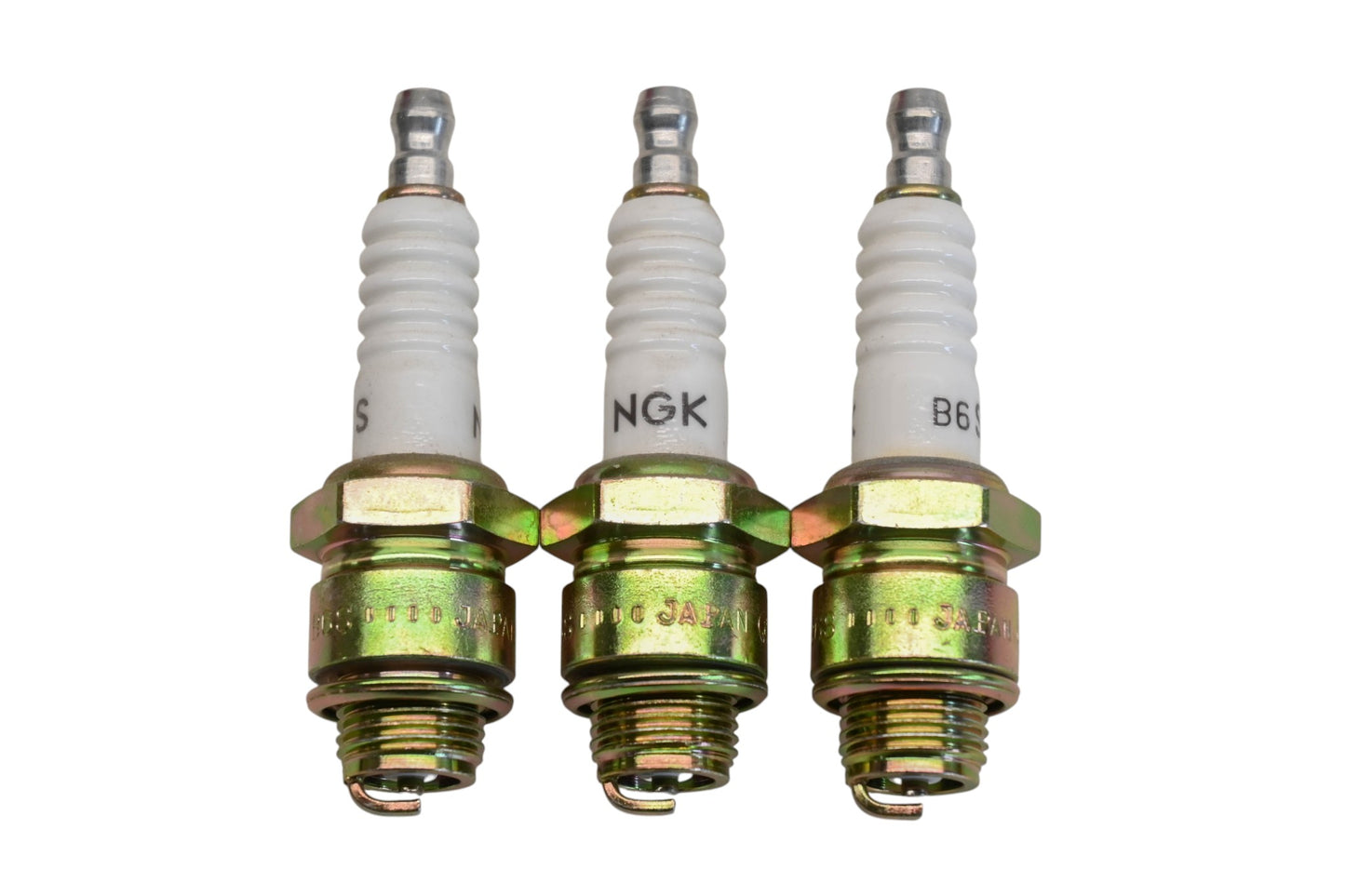 NGK B6S Spark Plugs Qty 3 NOS