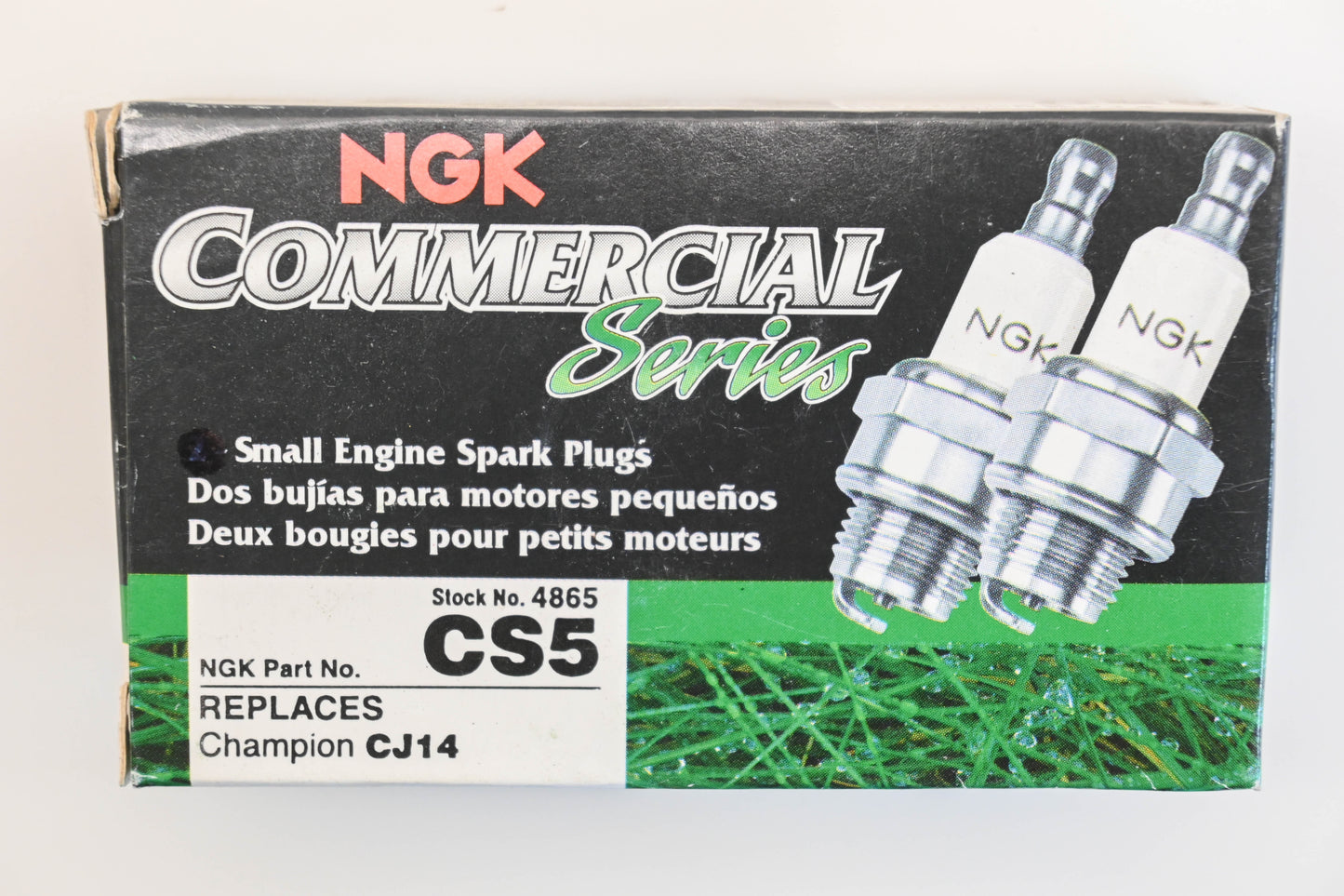 NGK CS5, CJ14 Spark Plugs Qty 5 NOS