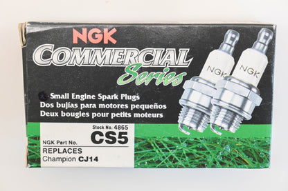 NGK CS5, CJ14 Spark Plugs Qty 5 NOS
