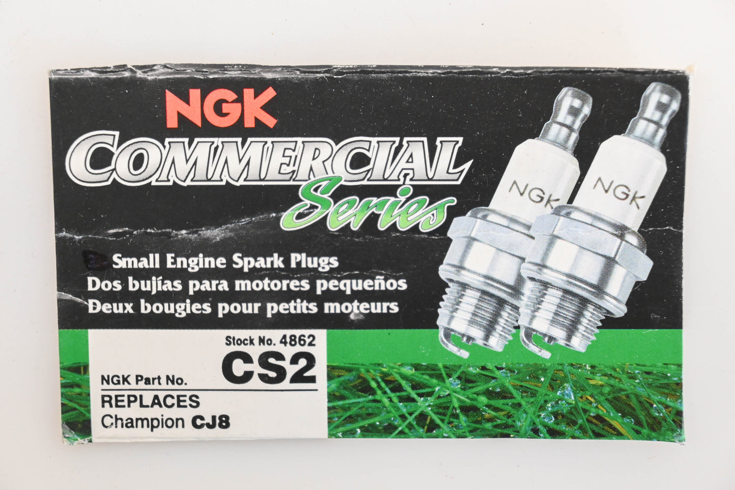 NGK CS2, CJ8 Spark Plugs Qty 4 NOS