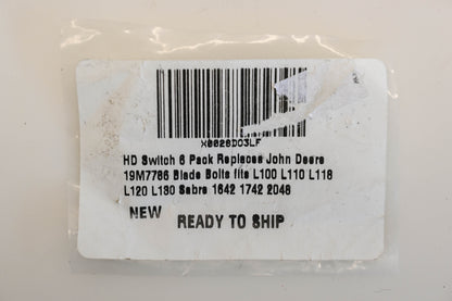 Aftermarket 19M7786 M10-1.5 x 1-3/16" Blade Bolts Qty 8 NOS