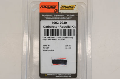 Moose Racing 1003-0939 Carburetor Repair Kit NOS