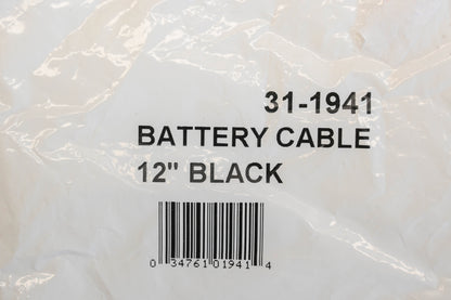 Rotary 31-1941 12" Black Battery Cable NOS