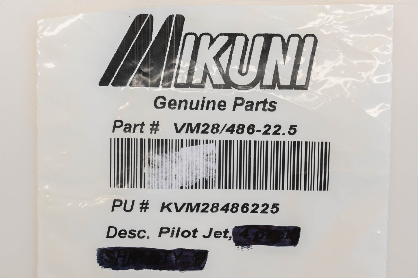 Mikuni VM28/486-22.5 #22.5 Pilot Jets Qty 2 NOS