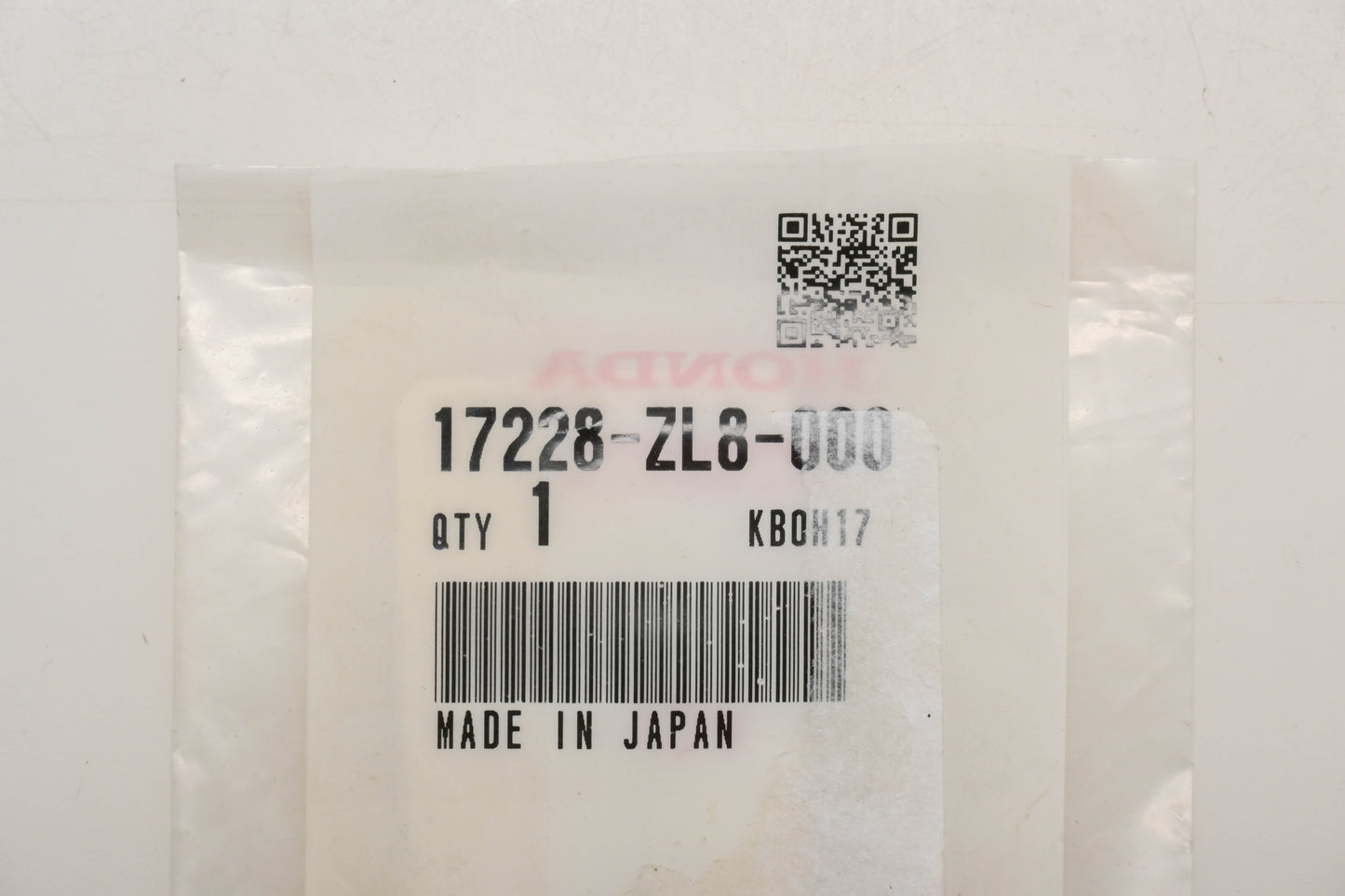 New OEM Honda 17228-ZL8-000 Air Cleaner Gasket NOS
