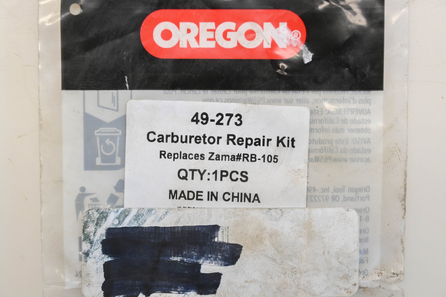 Oregon 49-273 Carburetor Repair Kit NOS