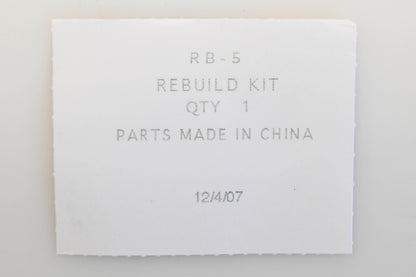 Zama RB-5 Carburetor Repair Kit NOS