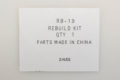 Zama RB-19 Carburetor Repair Kit NOS