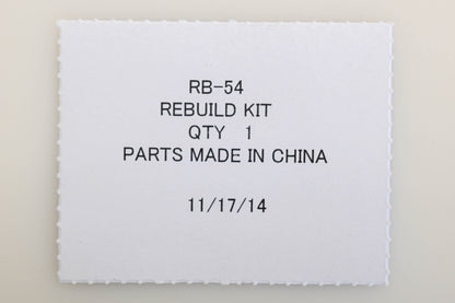 Zama RB-54 Carburetor Repair Kit NOS