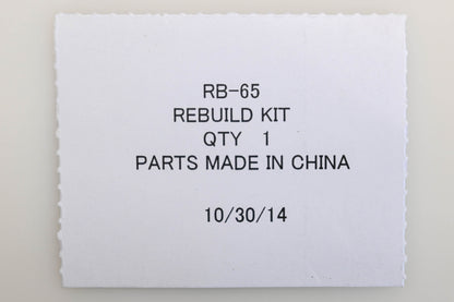 Zama RB-65 Carburetor Repair Kit NOS