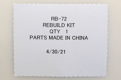 Zama RB-72 Carburetor Repair Kit NOS