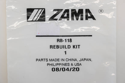 Zama RB-118 Carburetor Repair Kit NOS