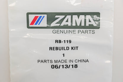 Zama RB-119 Carburetor Repair Kit NOS