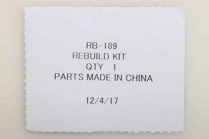 Zama RB-189 Carburetor Repair Kit NOS