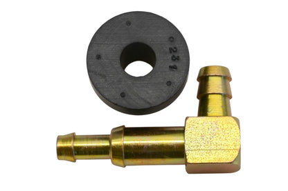 Parts Unlimited 2105-1000 5/16" 90 Degree Tank Fitting Kit NOS