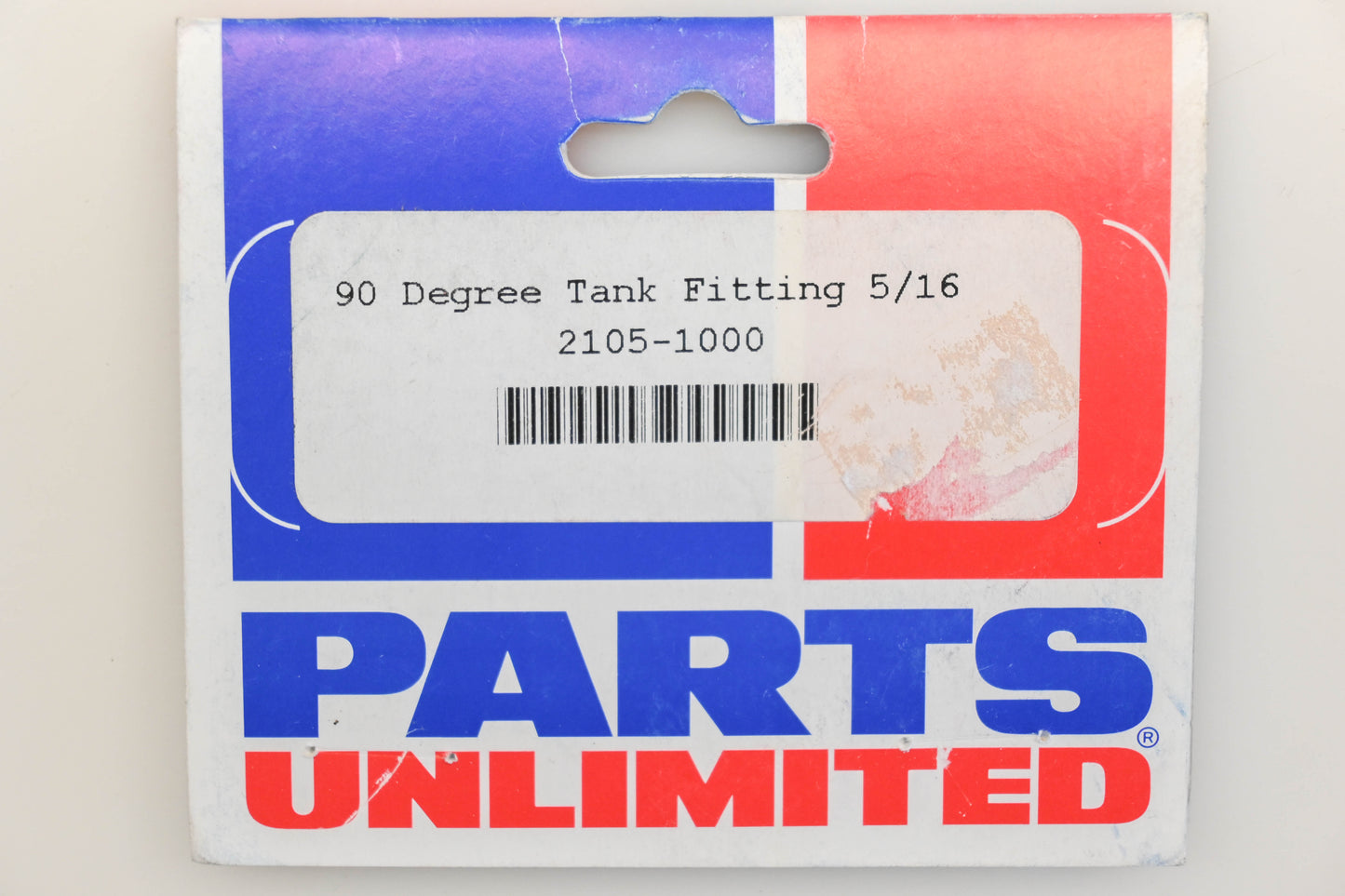 Parts Unlimited 2105-1000 5/16" 90 Degree Tank Fitting Kit NOS