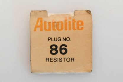 Autolite 86 Spark Plugs Qty 2 NOS